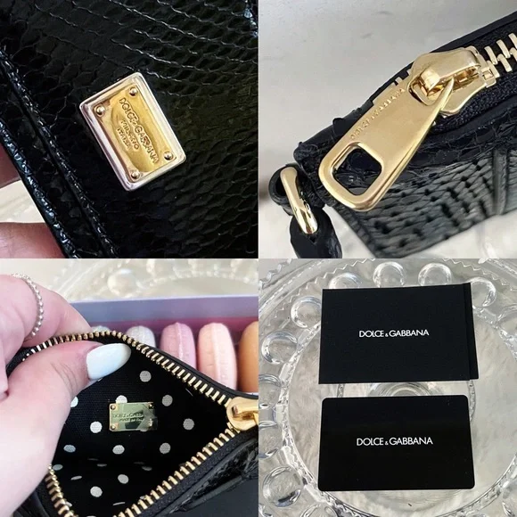Authentic Dolce & Gabbana Limited Edition Black Python Card Wallet - Picture 11 of 11